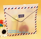 slider Zip lockkk PVC cosmetic bag promotional custom printed plastic bag, Eco-friendly frosted clear pvc plastic garment b