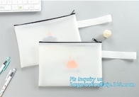 Zip Top Custom Printing Eco Friednly Slider Zip lockkk Bag, slider zipper pvc pouch clear vinyl pvc Zip lockkk bag