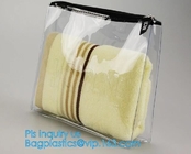 Promotional PVC Toiletry bag with zipper and slider, Underwear packing bag,shinny zipper,matte slider printing customize