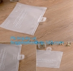 plastic slider garment bag, packaging for shirts/clothing/underwear, Zip lockkk slider travel toothbrush toothpaste bag