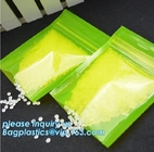 Flexible food Packaging 8 sides sealed flat bottom gusset bag, Professional Production Plastic For Medication Ziplockk Zip