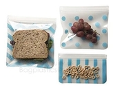 PEVA Reusable Food Storage Bag Airtight Zip Seal Bags Keep Your Food Fresh Re-zips are made out of food safe, fresh lock