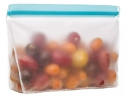 Leakproof Reusable Storage Bags Extra Thick FDA Grade PEVA Ziplockk Bags,keep fresh air-tight vacuum sealer bags for food