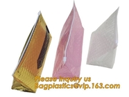 Cosmetic Pink Slider Padded Bag/Silver Ziplockk Bag With Bubble,Padded Envelopes Cheap Aluminium Foil Ziplockk Holographic