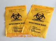 Biohazard Garbage Bag for hospital Waste, Biohazard medical waste Plastic Bags For clinical Disposal, HDPE biodegradable