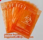 SPECIMEN CARRIER BAGS, Co-extrusion PE Garbage Bags, trash bag for infecciosas, Medical consumables biohazard waste disp