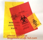 Co-extrusion PE Garbage Bags, trash bag for infecciosas, Medical consumables biohazard waste disposal supplies LDPE plas