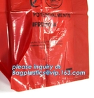 Biodegradable Medical Biohazard Waste Bag- Cheap Price, LDPE Medical Biohazard Waste Plastic Trash Bags, pocket biohazar