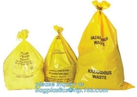 Clinical Waste Bag, Heavy Duty Sacks, PE biohazard eco bag, PE disposable Lab bag/Medical waste bag/Biohazard bag on rol