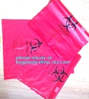 Medical Specimen Bag with Zip lockkk pounch, biohazard infectious waste bag/bio hazard medical waste bin liner, bagplastics