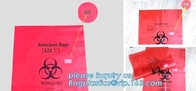 Temperature indicator bags, indicator white block, Plastic autoclave sterilisation bags, Pharmaceutical Medical Transpor