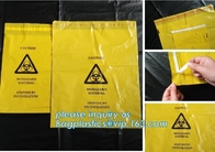 medical trash bin liner bags biohazard waste garbage bags, Health Hazards bags, biohazard waste bags medical waste bag,