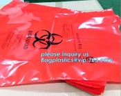 Medical Consumables Biohazard waste bag, Drawstring Medical Waste Bags, Medical Biohazard Autoclave Bags, bagplastics