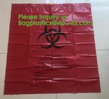 Biodegradable Dtrawstring Biohazard Bags Medical Drawtape, Biological Hazardous Waste Disposal,Yellow red green blue