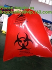 Waste Disposal Guide for Research Labs,HDPE Biological Hazard bags,Biological Hazard Waste Bags, 600 x 500mm, Yellow-50/