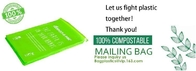 Let us Fight plastic together, 100% compostable mailing bag,custom biodegradable mailing bag courier bag for cloth shoeb