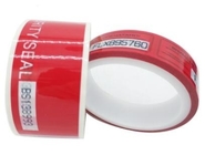 Tamper Evident Adhesive Void Security Tape / Pet Void Tape Double Sided Clear Polyester