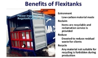 bulk liquid flexitank for oil/drinking water,1000L Cubic Type Liner Bag Flexitank for Emulsion Detergents Transport