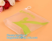 Promotional Slider Zipper Bags Tote Travel Toiletry Kit Toiletry Frosted
