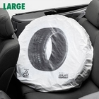 spare car tire plastic storage tote bags tyre packaging custom size disposable gusset