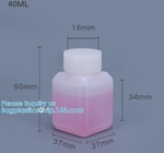 60ml To 1000ml Hdpe Bottle Square Plastic Jar Gem Spice Cookies Powder Cosmetic Cream Honey Water Square Hdpe Small Jar