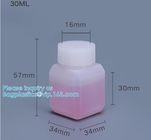 60ml To 1000ml Hdpe Bottle Square Plastic Jar Gem Spice Cookies Powder Cosmetic Cream Honey Water Square Hdpe Small Jar