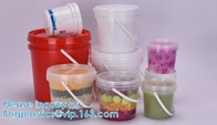 Food Grade Plastic PP Bucket Various Colors Sizes Paint Bucket BARREL PLASTIC PAIL packaging bucket