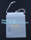 Biodegradable Patient Belonging Bag With Rigid Handle OEM Available, Drawstring bags, hotel laudry sacks